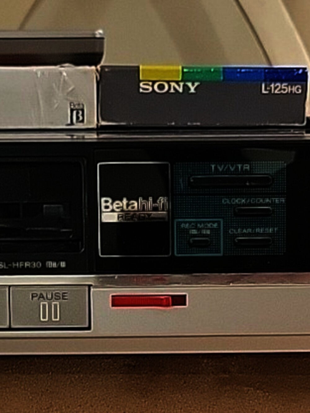 Sony - Betamax - Video Cassette Recorder - Sl-hfr60